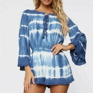 American Eagle Outfitters Tie-Dye romper